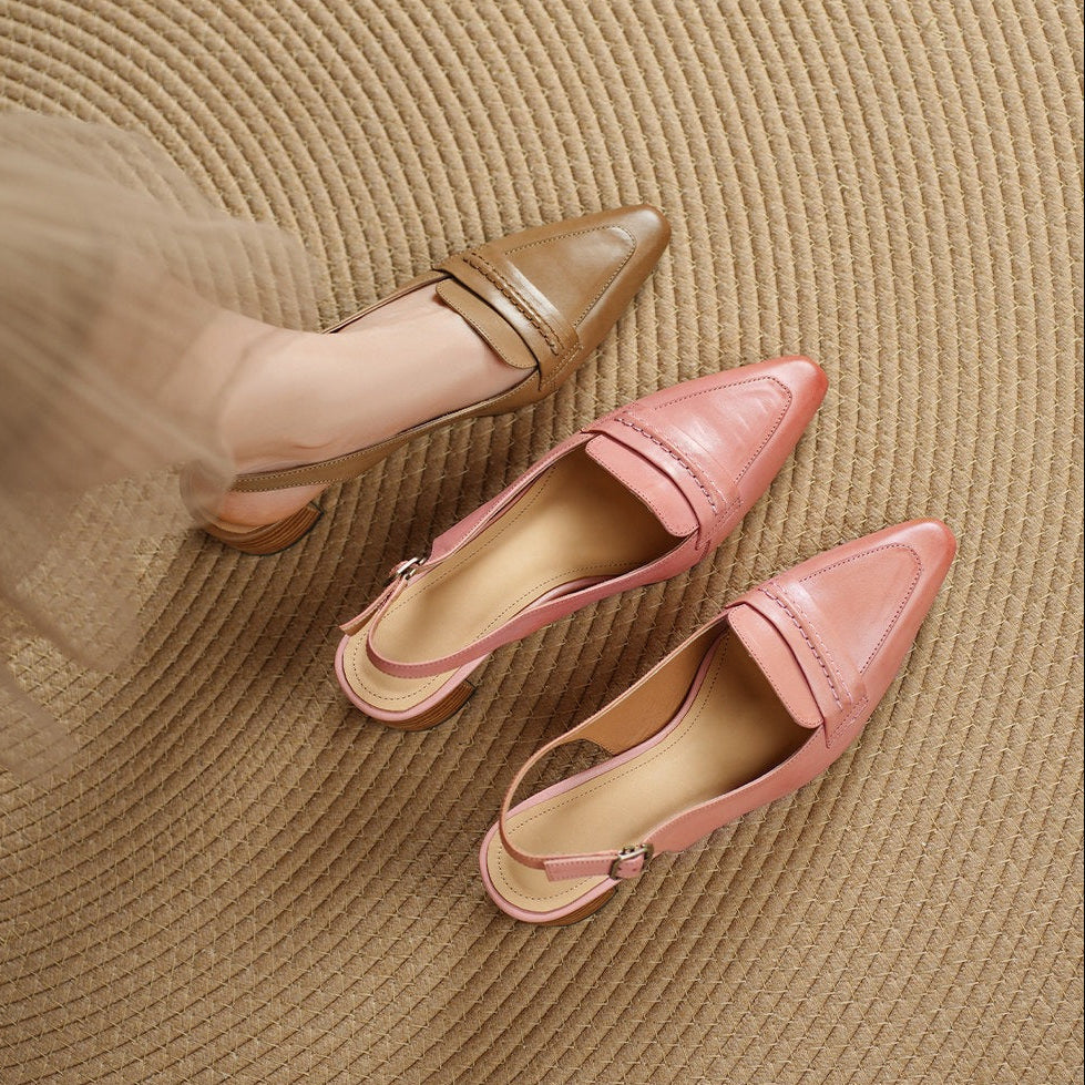 Authentic Leather Heels