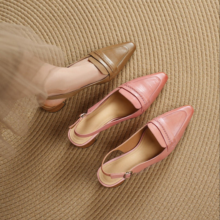 Authentic Leather Heels