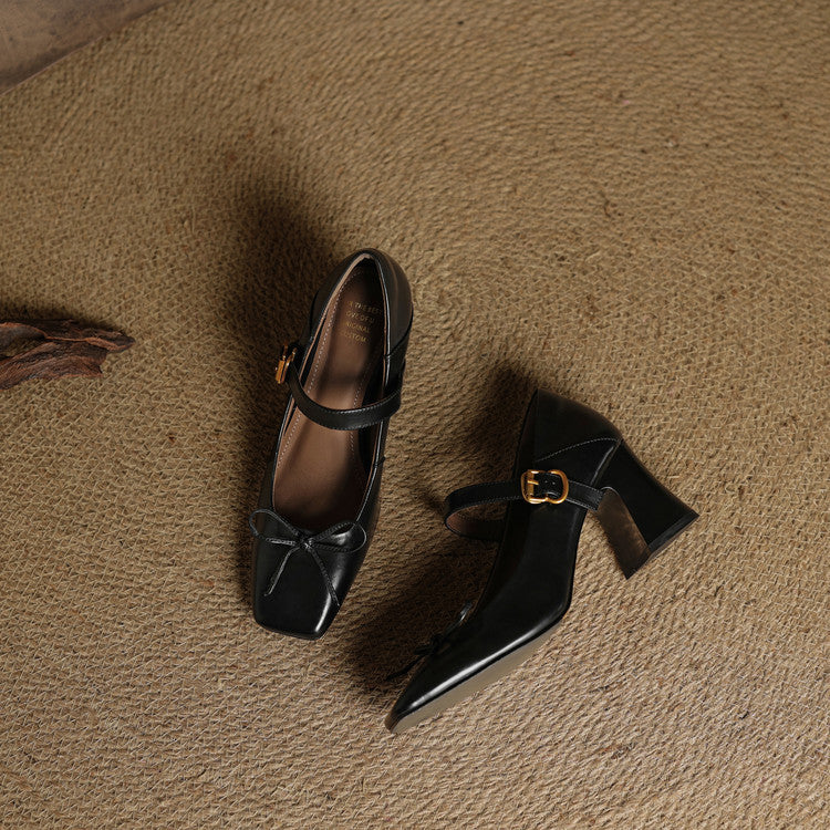 Authentic Leather Heels Emara