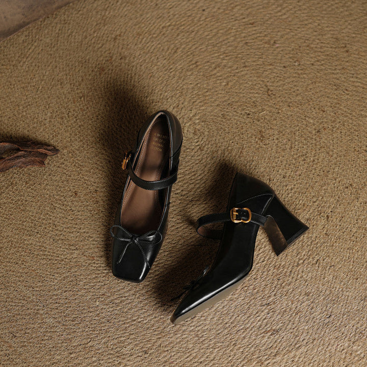 Authentic Leather Heels Emara