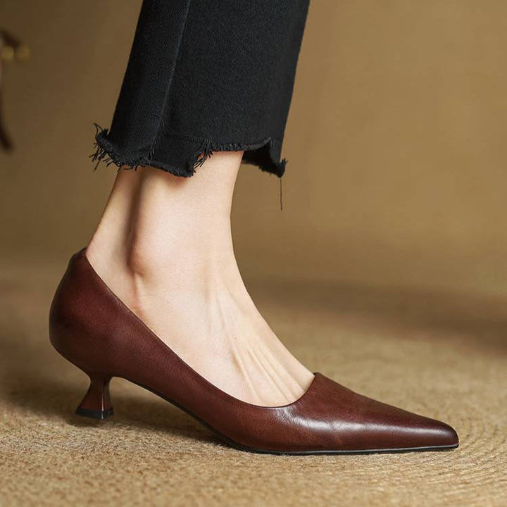 Genuine Leather Heels