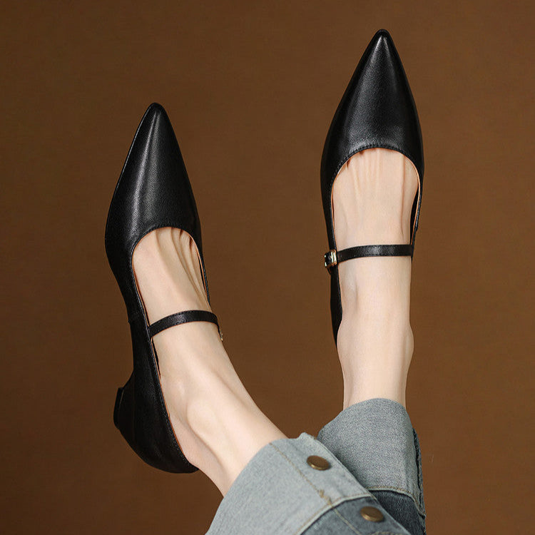 Felia Authentic Leather Heels
