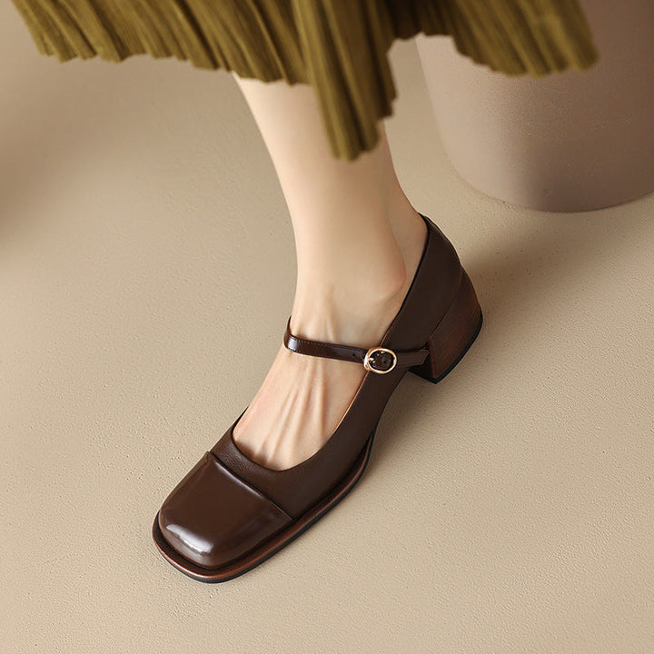 Authentic Leather Heels Erel
