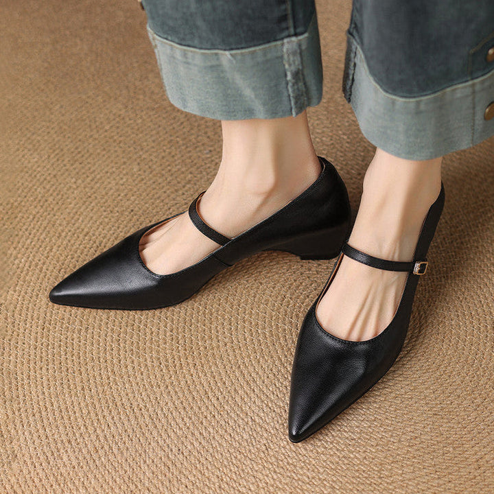 Felia Authentic Leather Heels