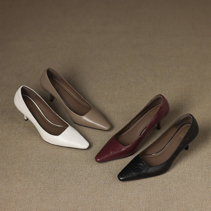 Authentic Leather Heels