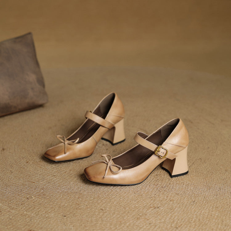 Authentic Leather Heels Emara