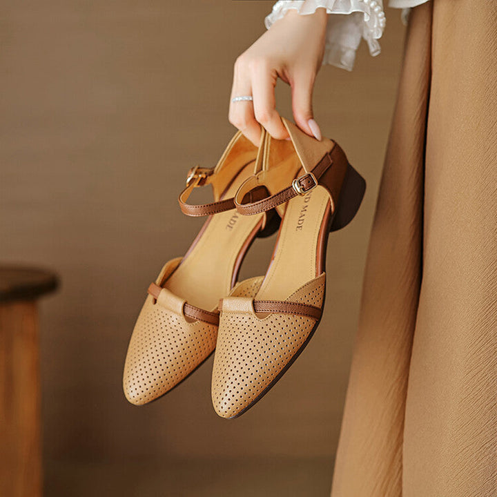 Lizel Authentic Leather Heels
