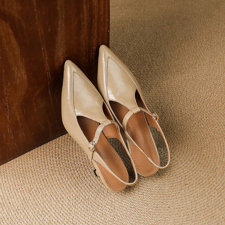 Lauren Leather Heels