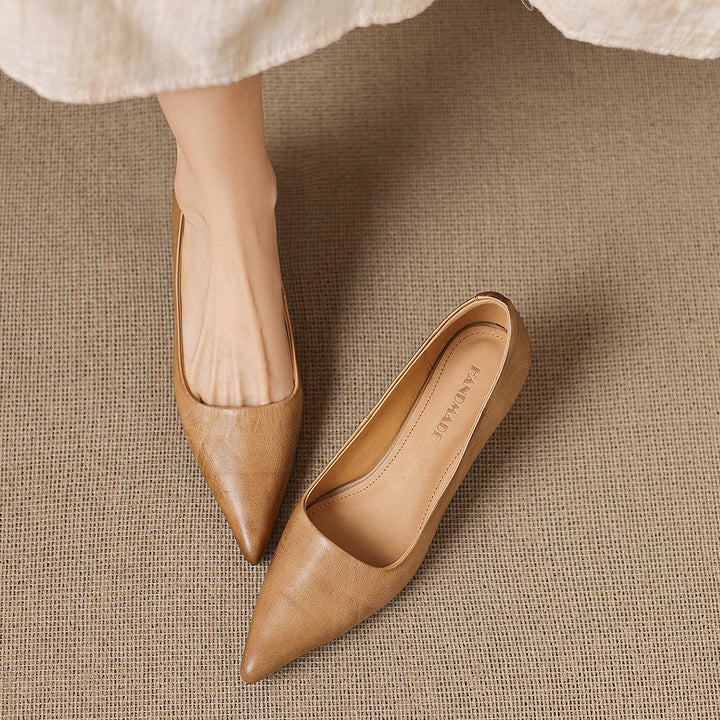 Revia Genuine Leather Heels