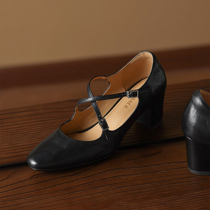 Authentic Leather Heels Orrel