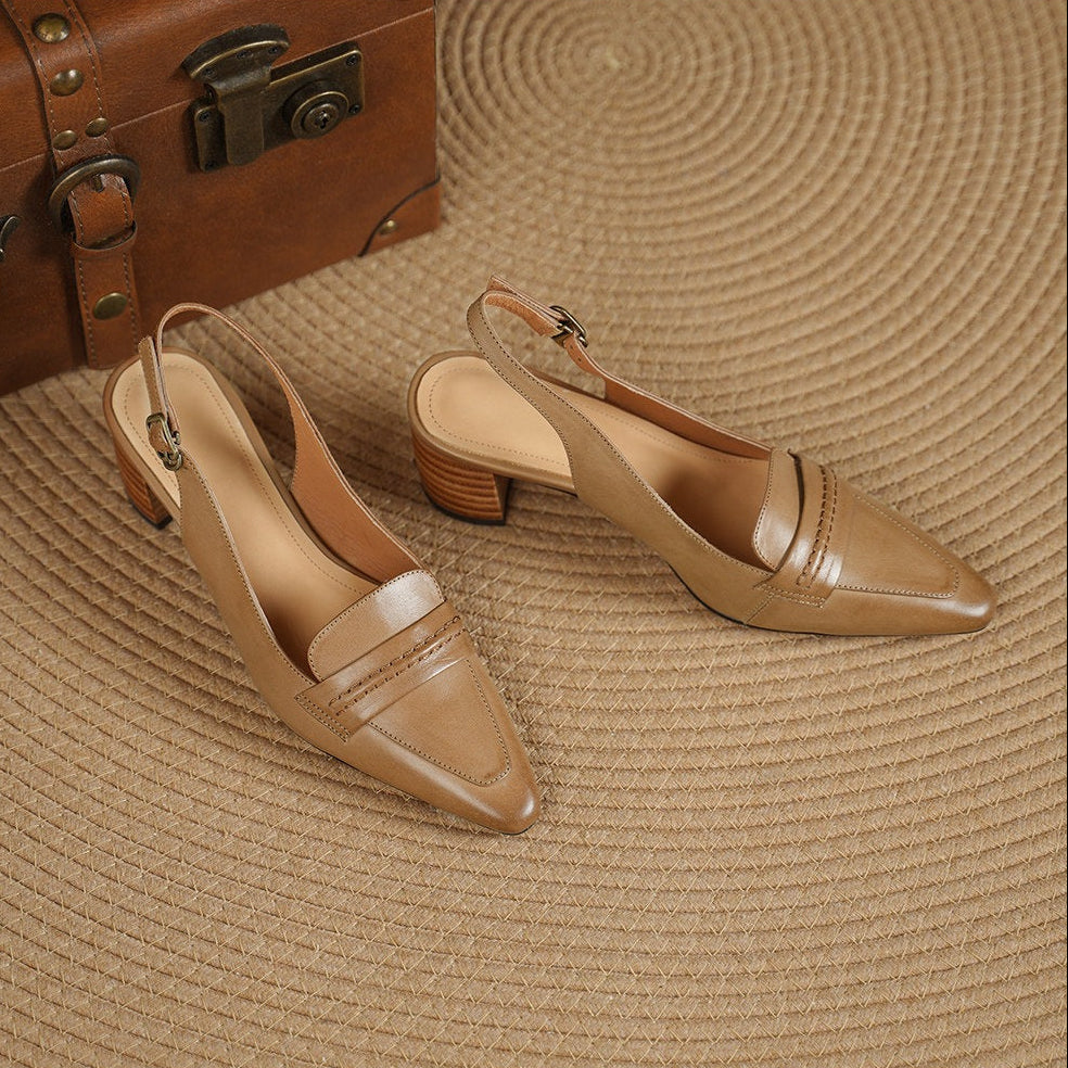 Authentic Leather Heels