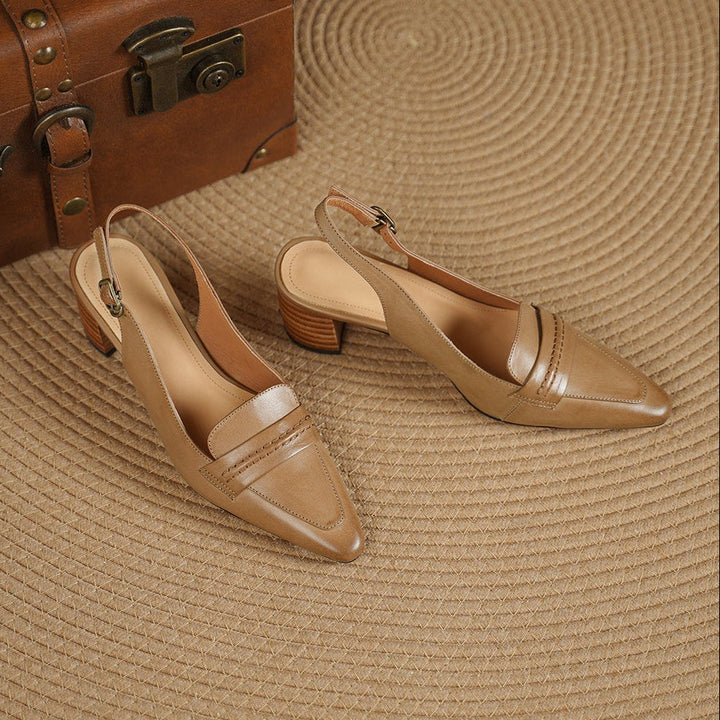 Authentic Leather Heels