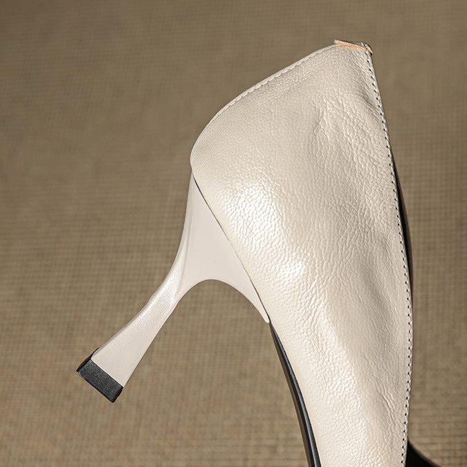 Authentic Leather Heels Viora