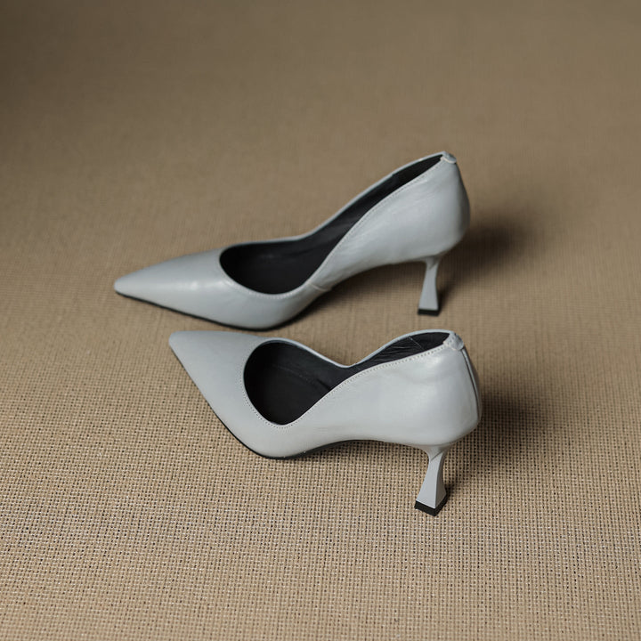 Authentic Leather Heels Viora