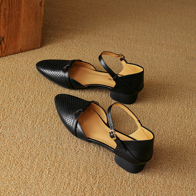 Lizel Authentic Leather Heels