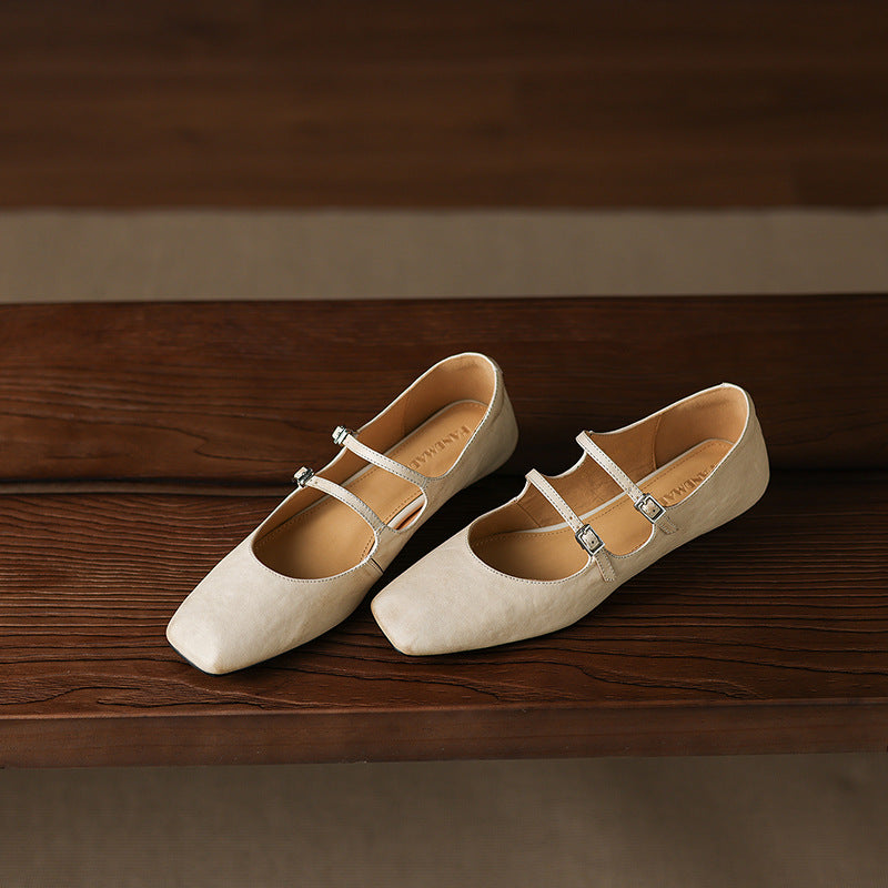 Orik Genuine Leather Flats