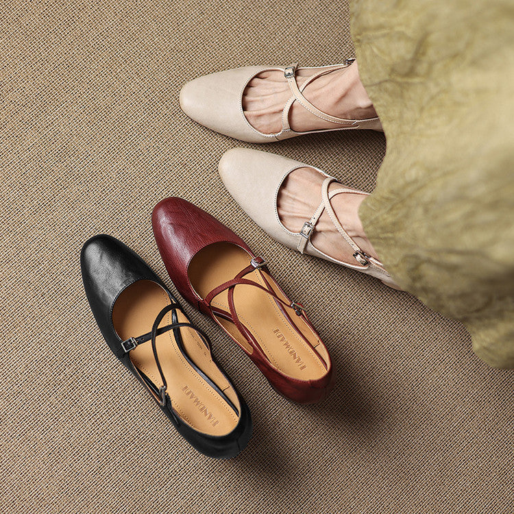 Orrel Genuine Leather Heels