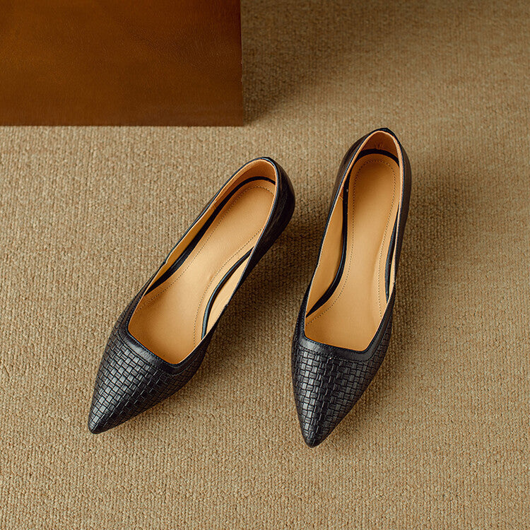 Genuine Leather Pumps Enzo