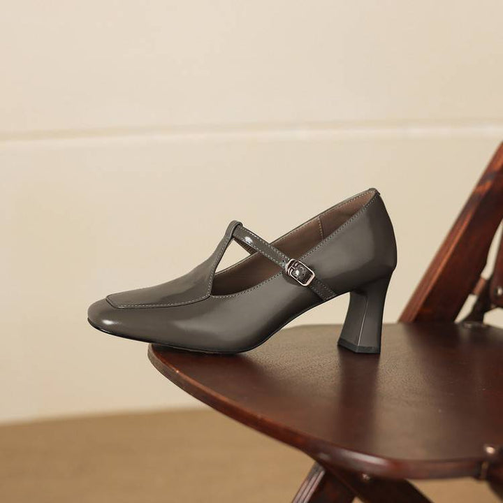 Authentic Leather Heels Tacy