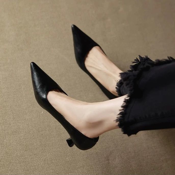 Authentic Leather Heels Aeris