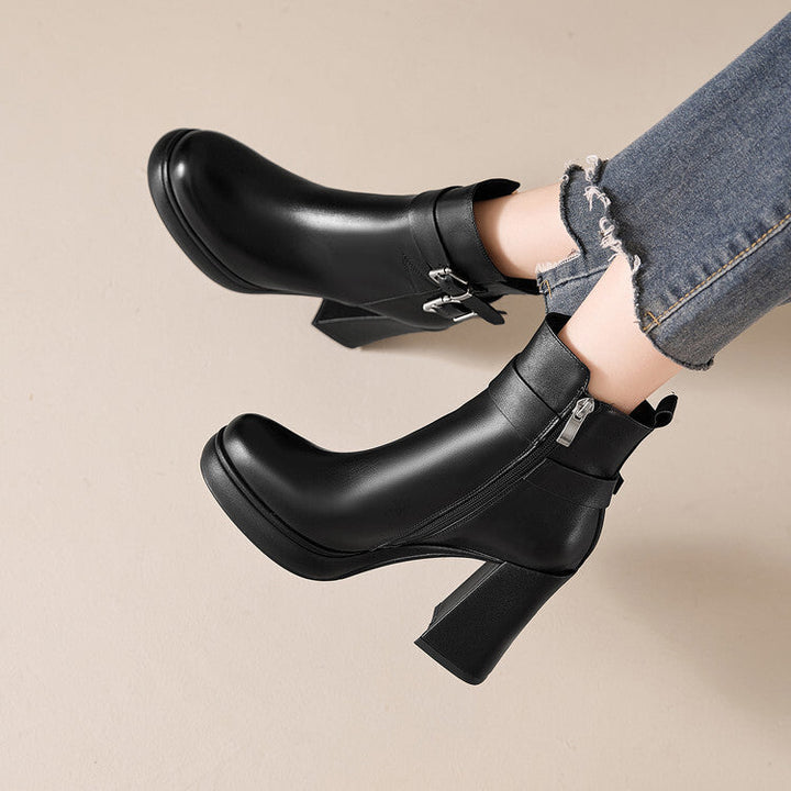Ainsley Knit Ankle Boots