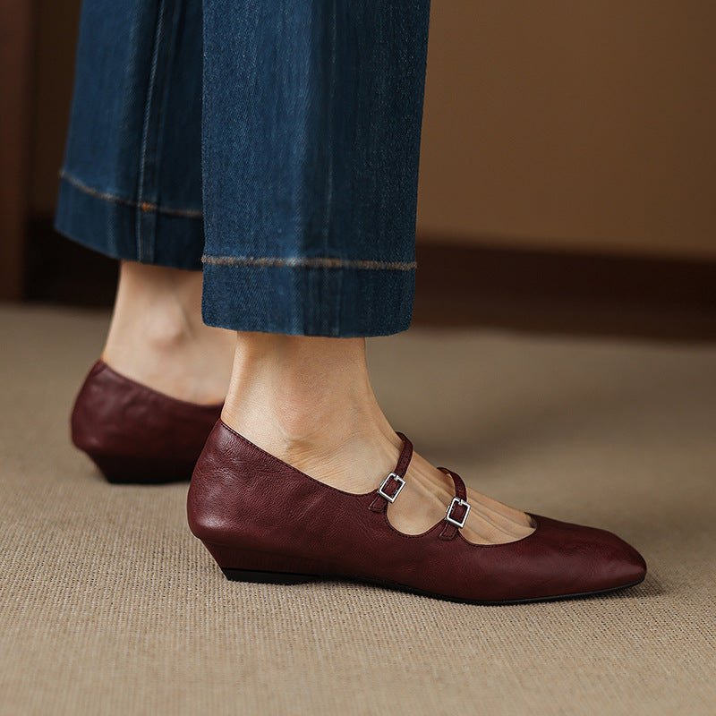 Orik Genuine Leather Flats