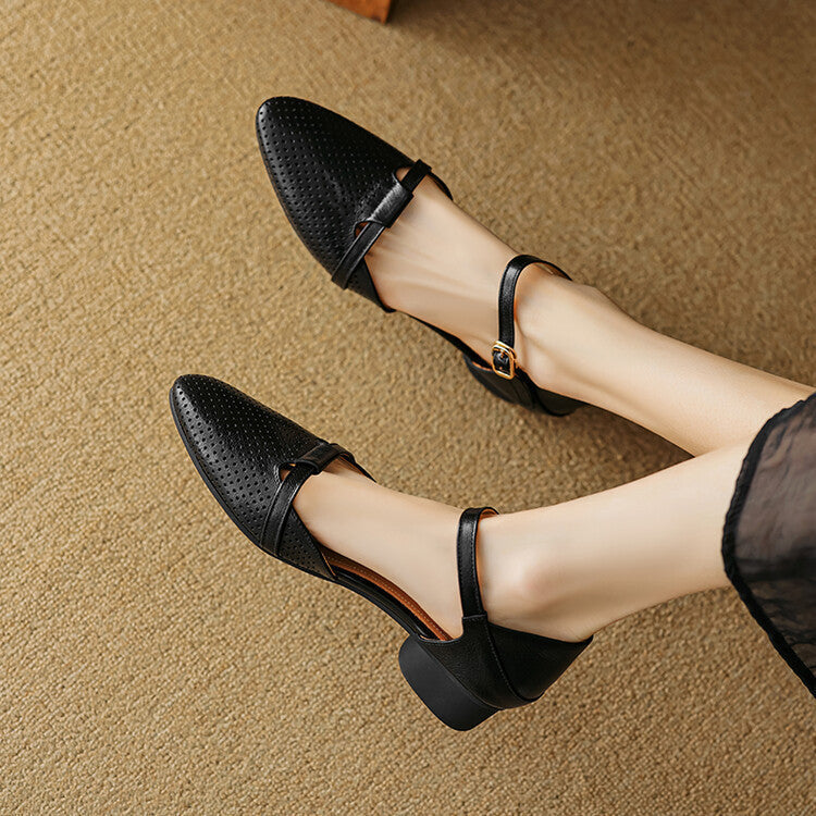 Lizel Authentic Leather Heels