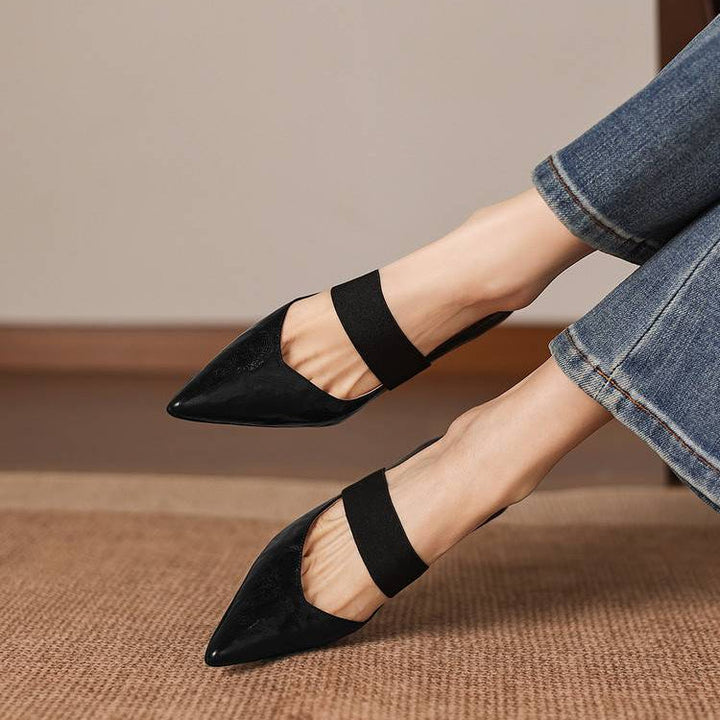 Authentic Leather Heels Cyra