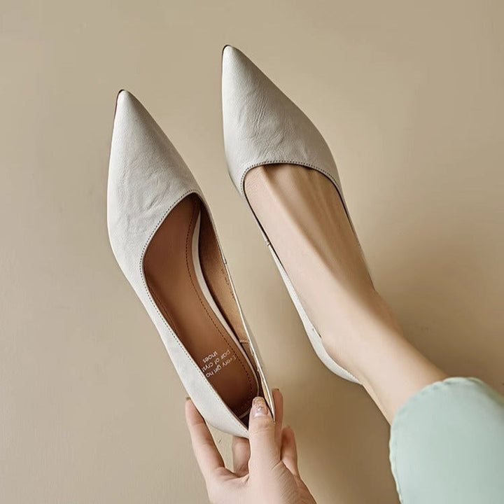 Authentic Leather Court Shoes Elar