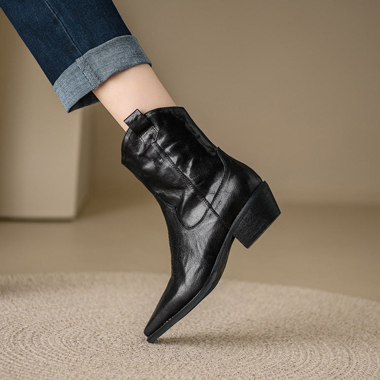 Dakota Genuine Leather Western Boots
