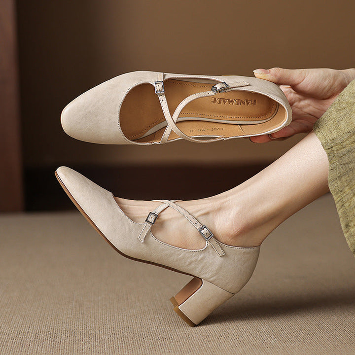 Authentic Leather Heels Orrel
