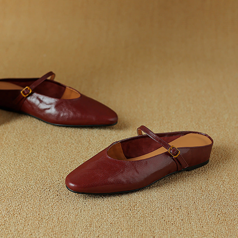 Kiro Genuine Leather Mules