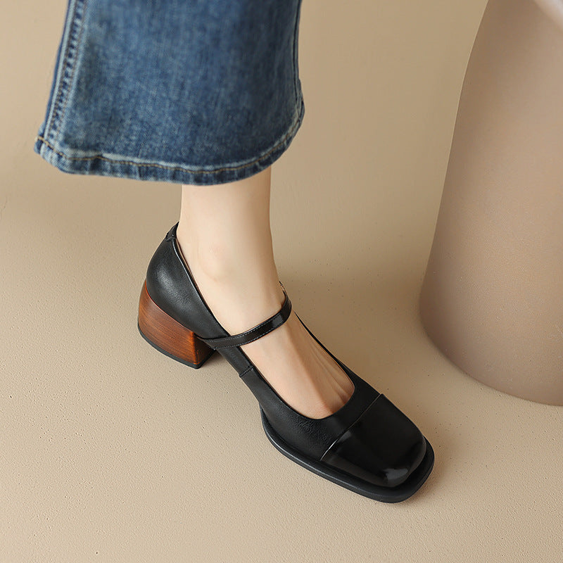 Authentic Leather Heels Erel