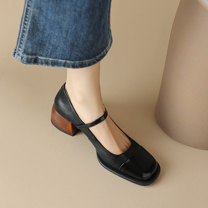 Authentic Leather Heels Erel