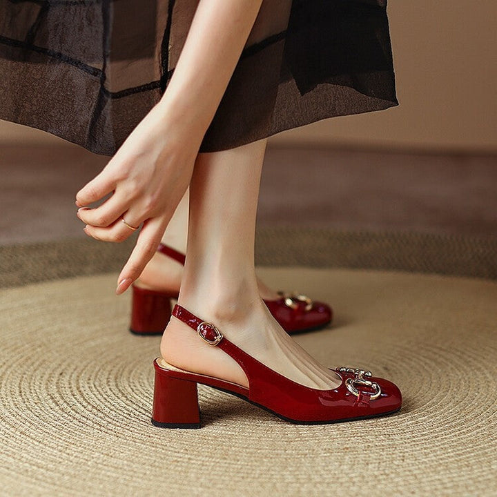 Erox Authentic Leather Heels