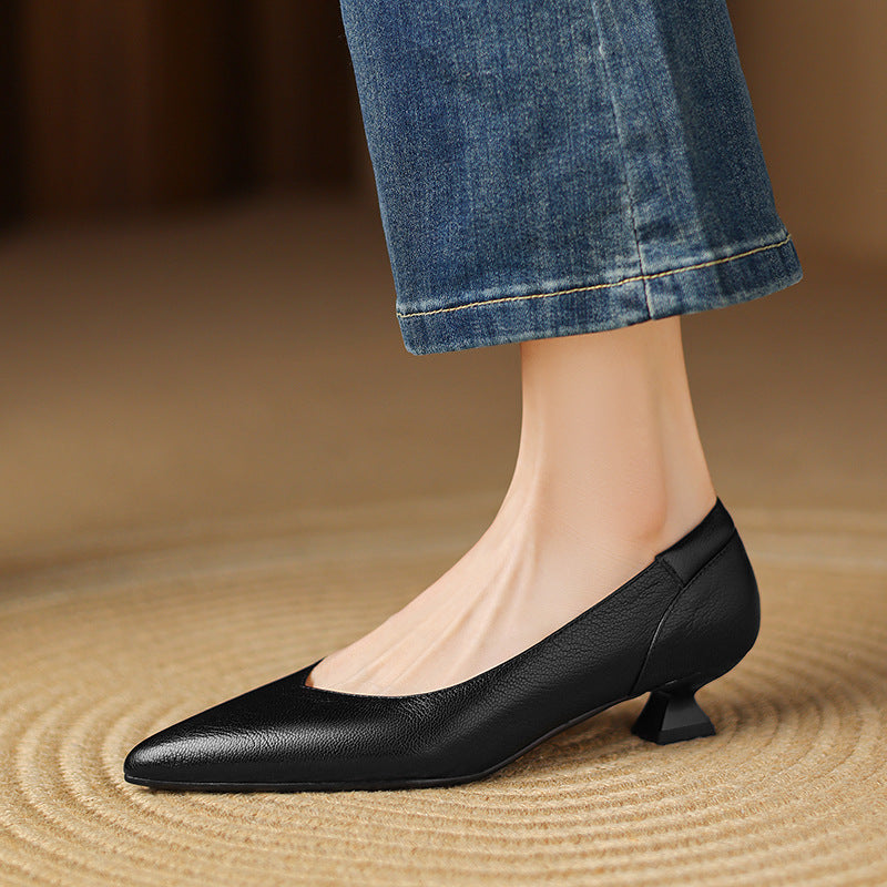 Authentic Leather Heels