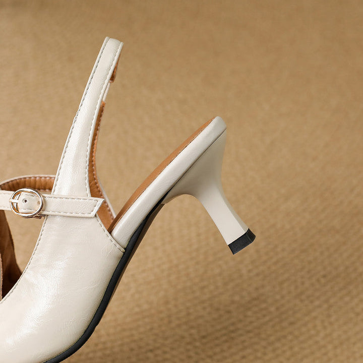 Lauren Leather Heels