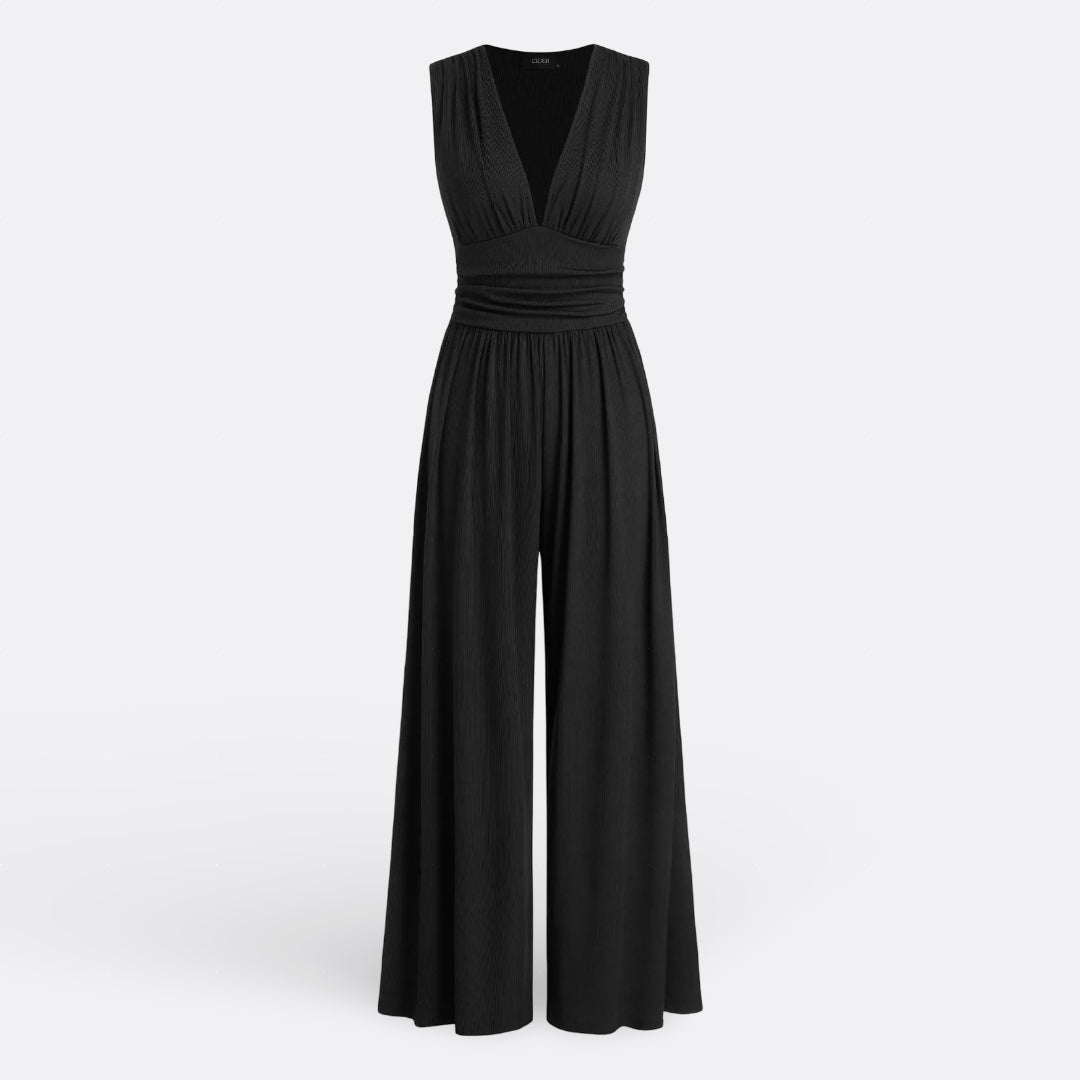Leonor - Elegant Sleeveless Jumpsuit with Wide Legs