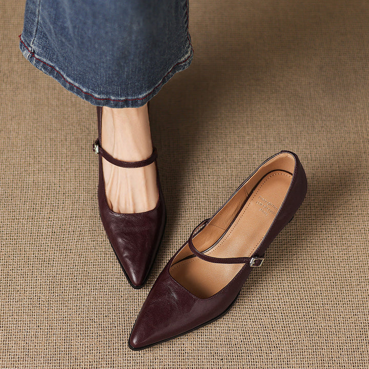 Authentic Leather Heels Orvia