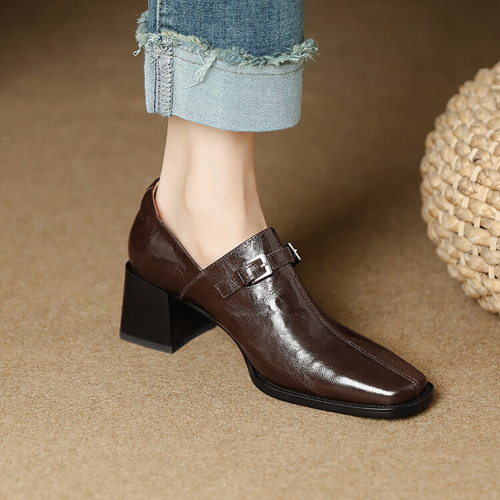 Authentic Ekra Leather Heels