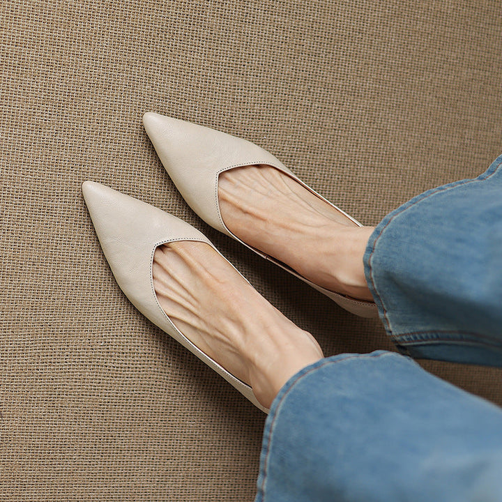 Authentic Leather Heels Veler
