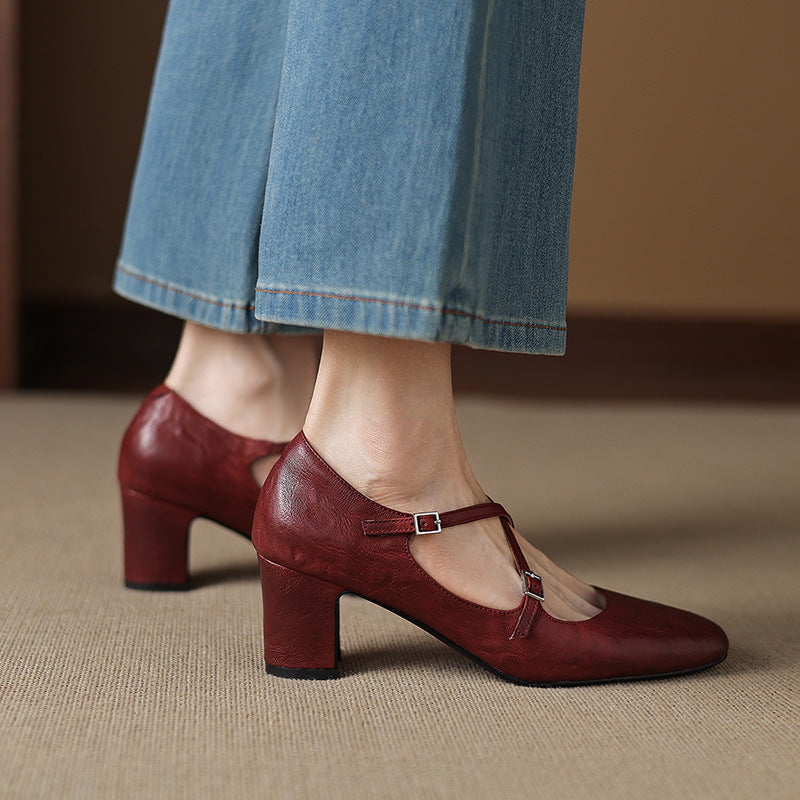 Authentic Leather Heels Orrel