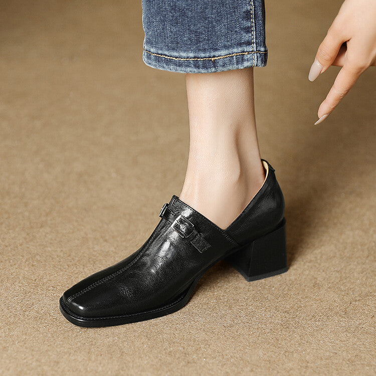 Authentic Ekra Leather Heels