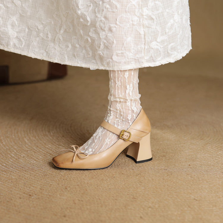 Authentic Leather Heels Emara