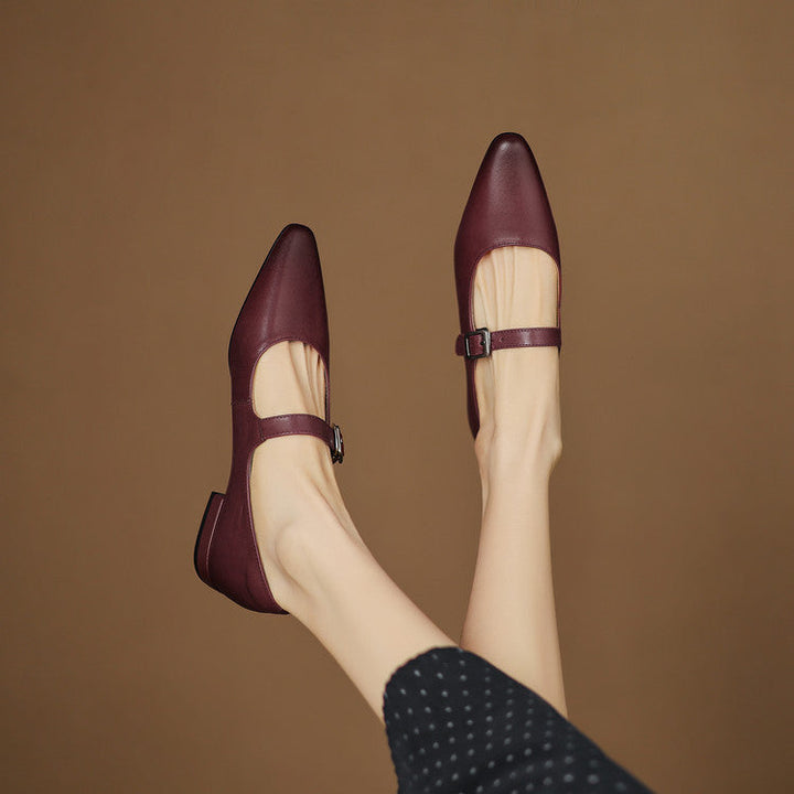 Authentic Leather Heels Orya