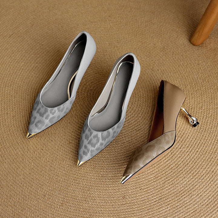 Authentic Leather Heels Valea