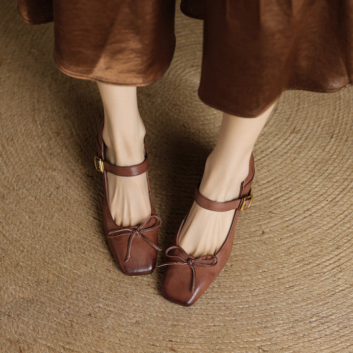 Authentic Leather Heels Emara