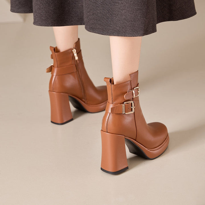 Ainsley Knit Ankle Boots