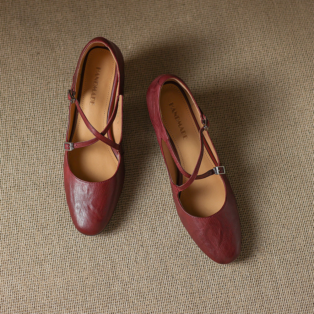 Authentic Leather Heels Orrel