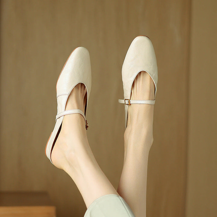Kiro Genuine Leather Mules